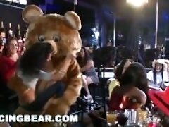 "DANCING BEAR - Male Strippers Sling Dick For Horny Ladies At Wild CFNM Party"