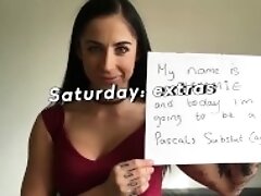"Roughly assfucked MILF submits to dom and swallows his cum"