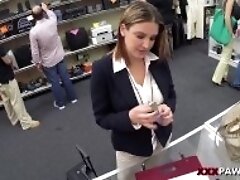 "XXX PAWN - Foxy Business Lady Gets Fucked In Shop Backroom"